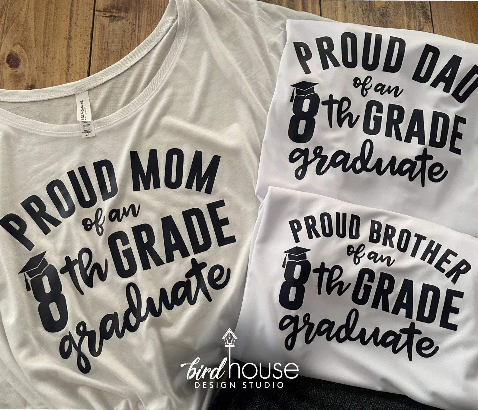 Proud FAMILY of an 8th Grade Graduate Shirt, 1 Color,