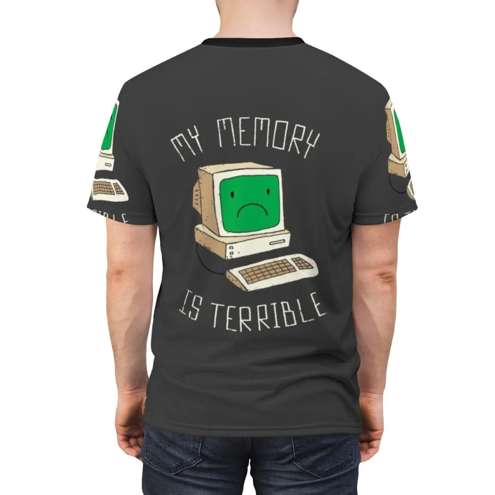 "Terrible Memory Funny Nerdy Computer T-Shirt for Men and Women"