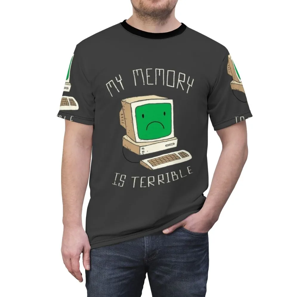 "Terrible Memory Funny Nerdy Computer T-Shirt for Men and Women"