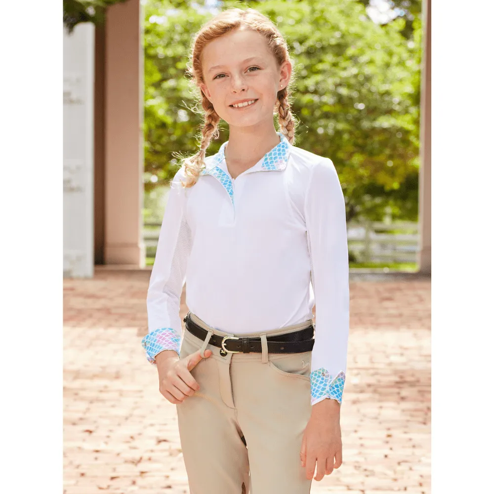 RJ Classics Junior Maddie Show Shirt - Mermaid Tie Dye