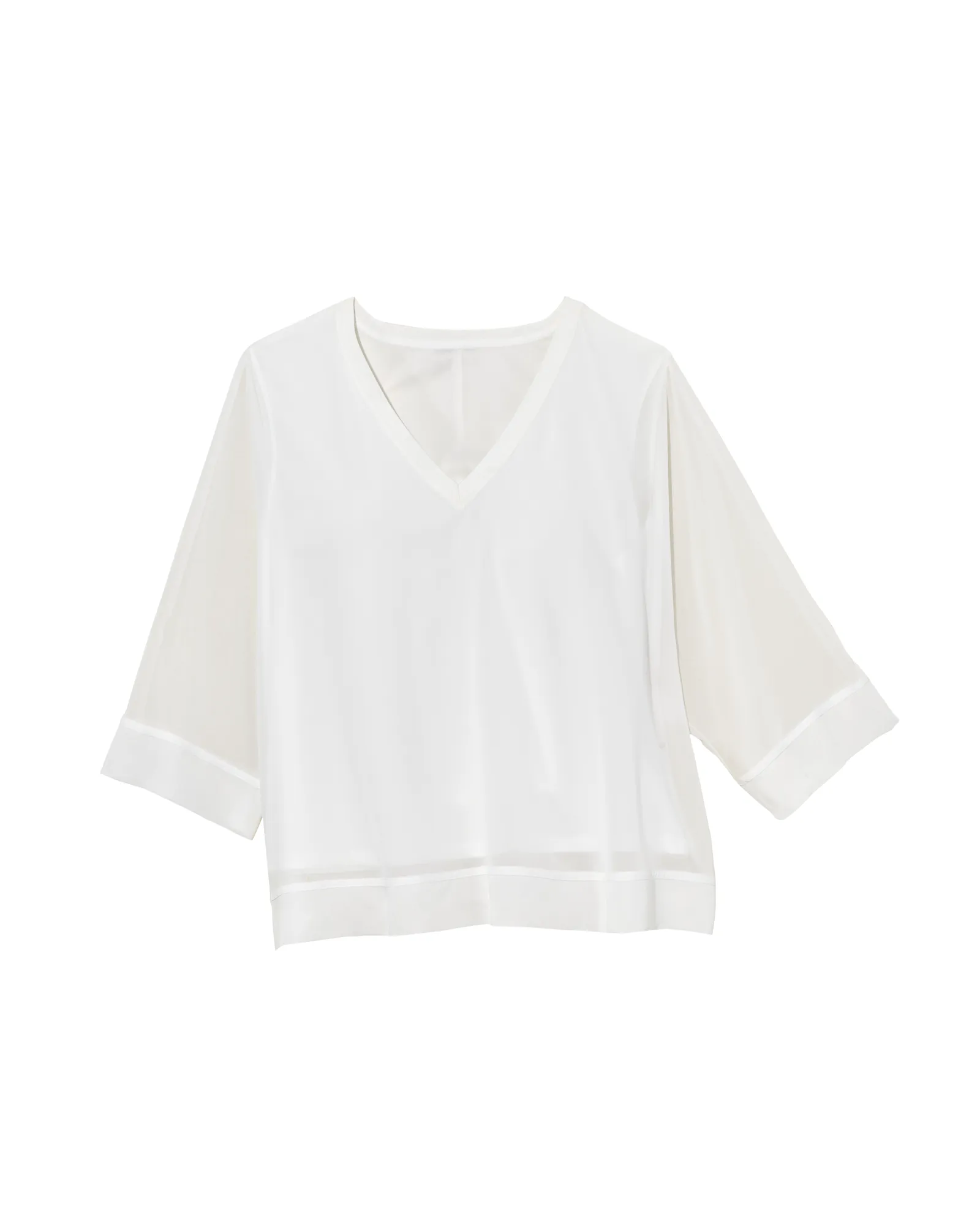 Shelby Kimono Sleeve Top | White