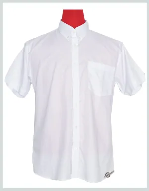 Short Sleeve Shirt | 60S Mod Style White Color Shirt For Man