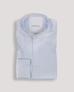 Sky Self Stripe Guru Trim Shirt