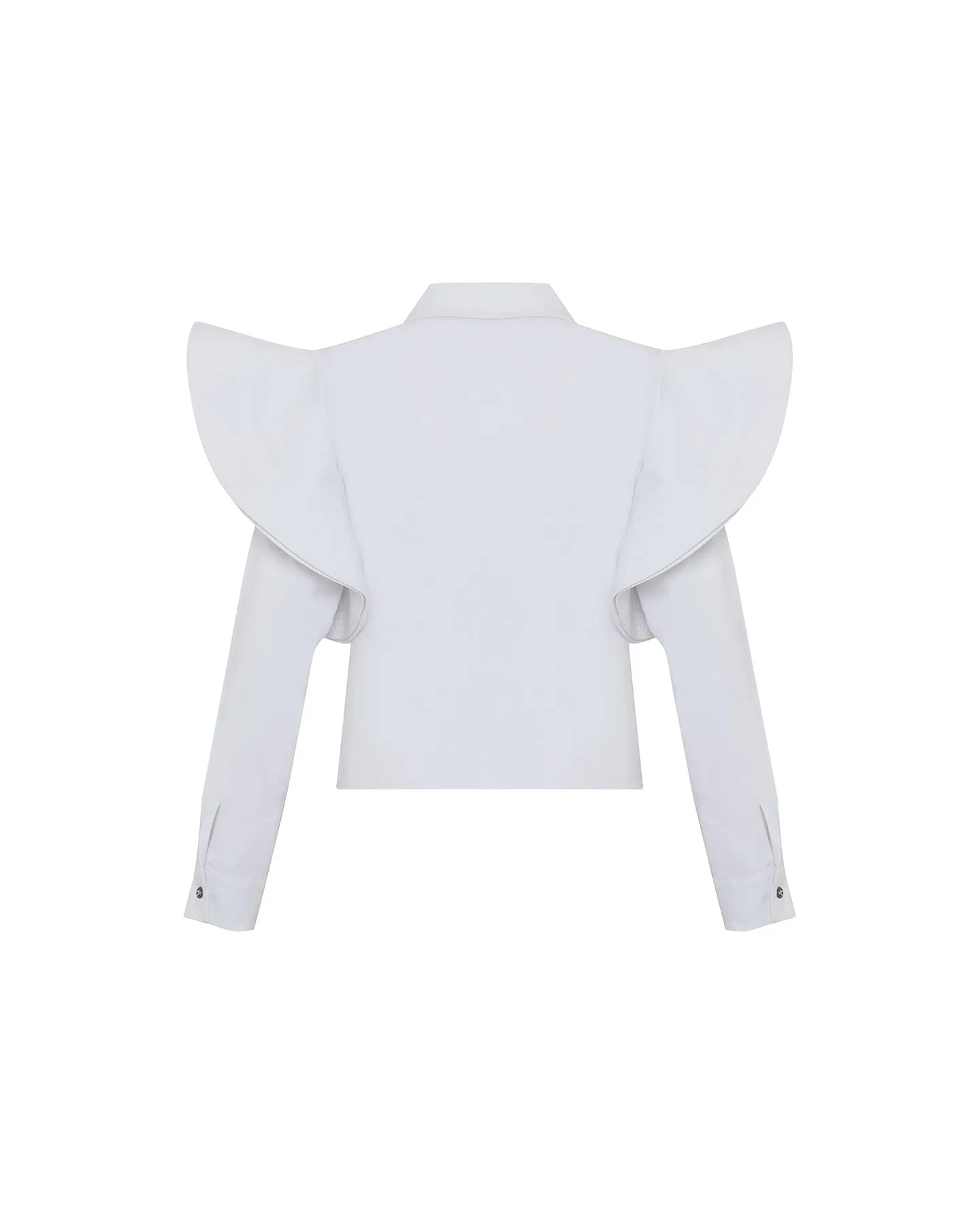 Thallo Ruffle Shoulder Shirt