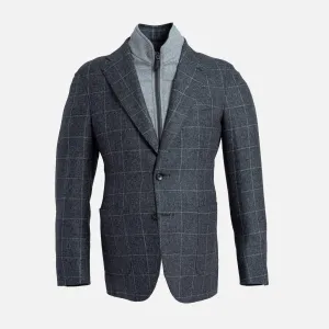 The Slate Garrison Windowpane Travel Jacket