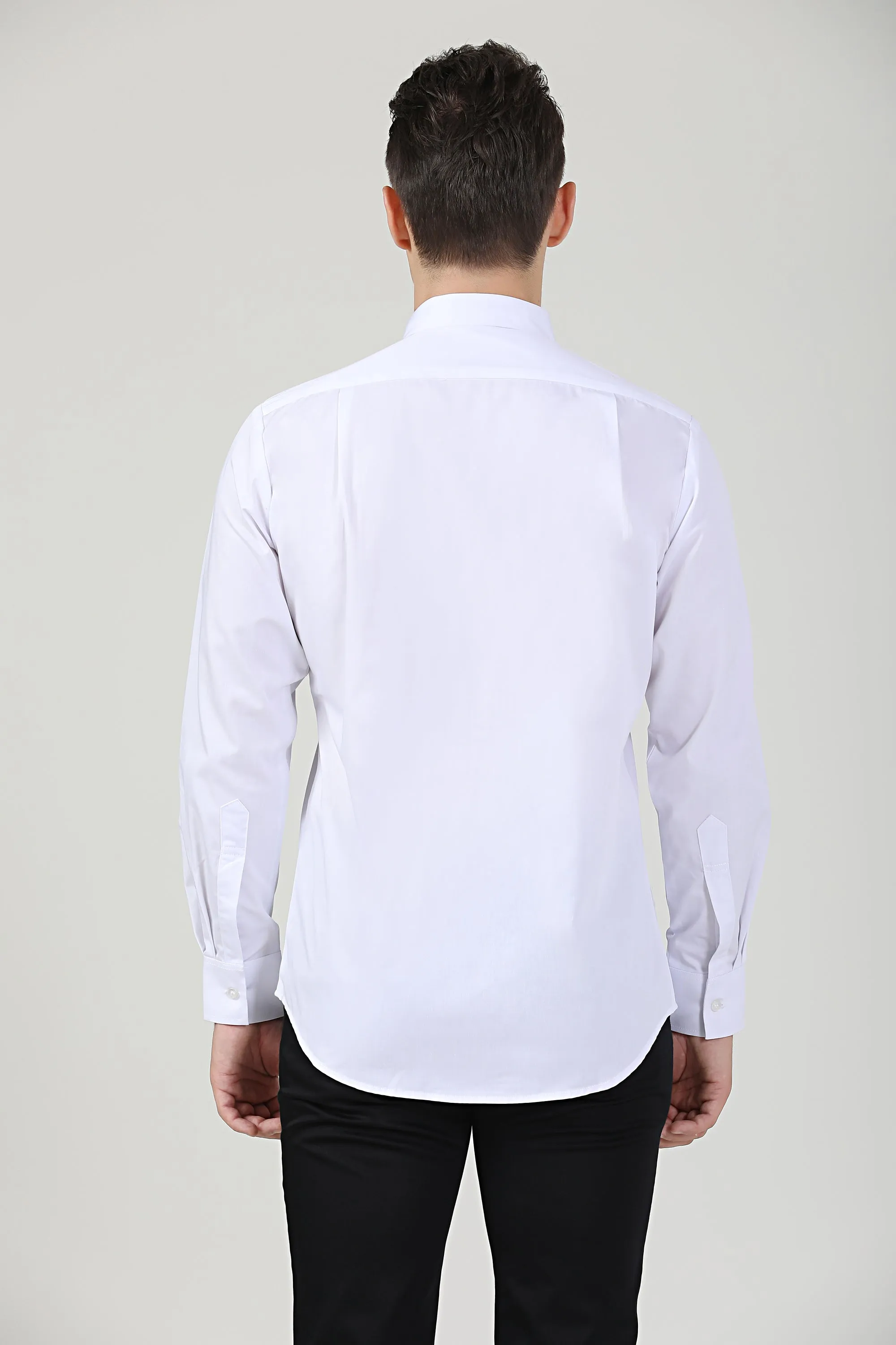 Unisex White Shirt, Long Sleeve