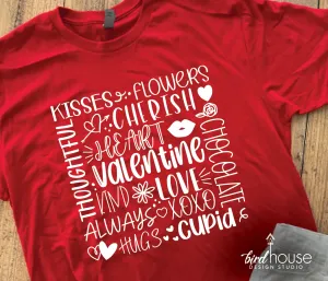 Valentines Day Words Shirt