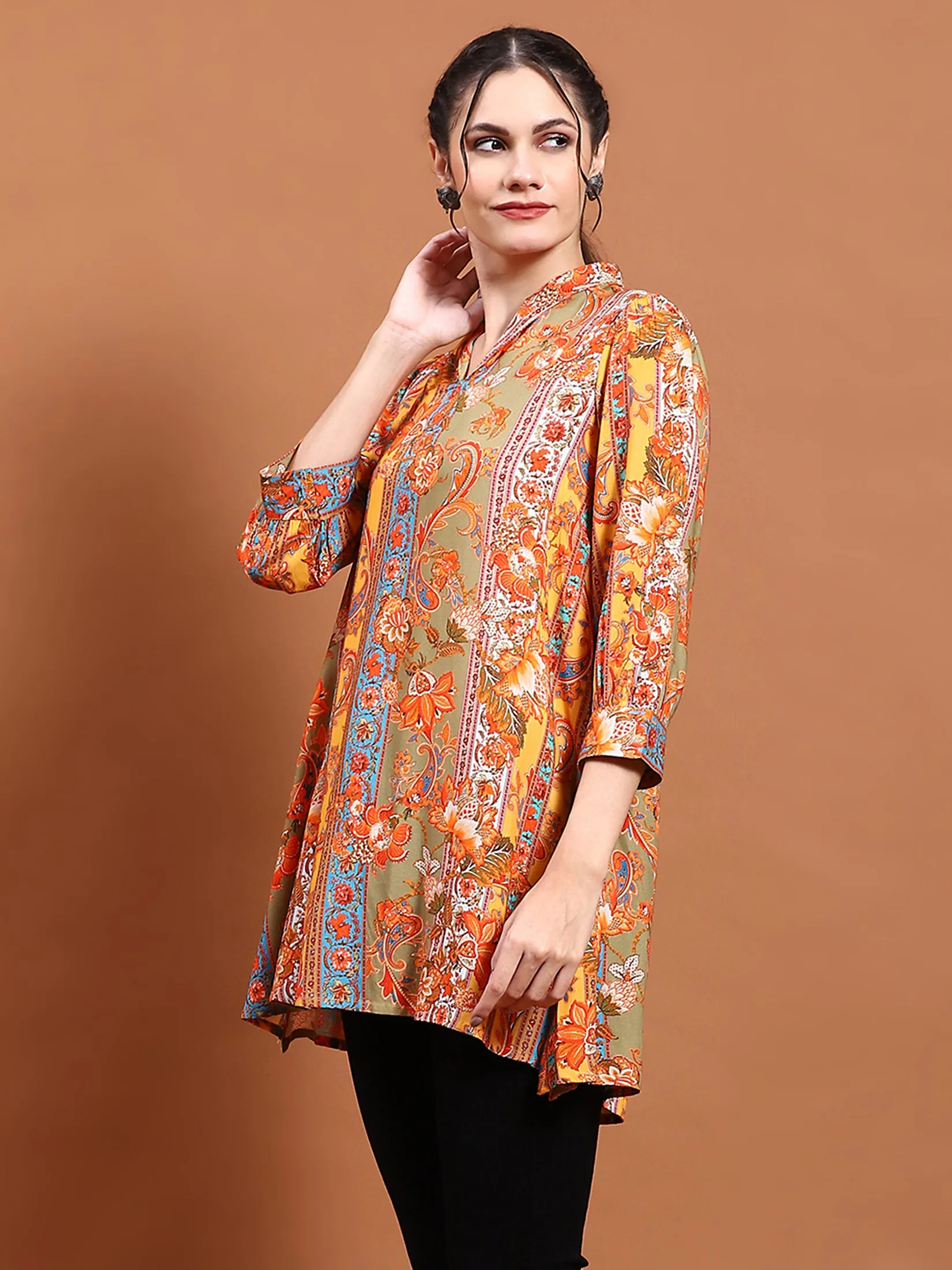 Women Multicolor Printed Tunic