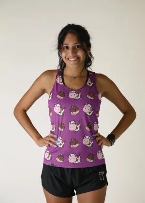 Women's Choccy Cows Performance Singlet