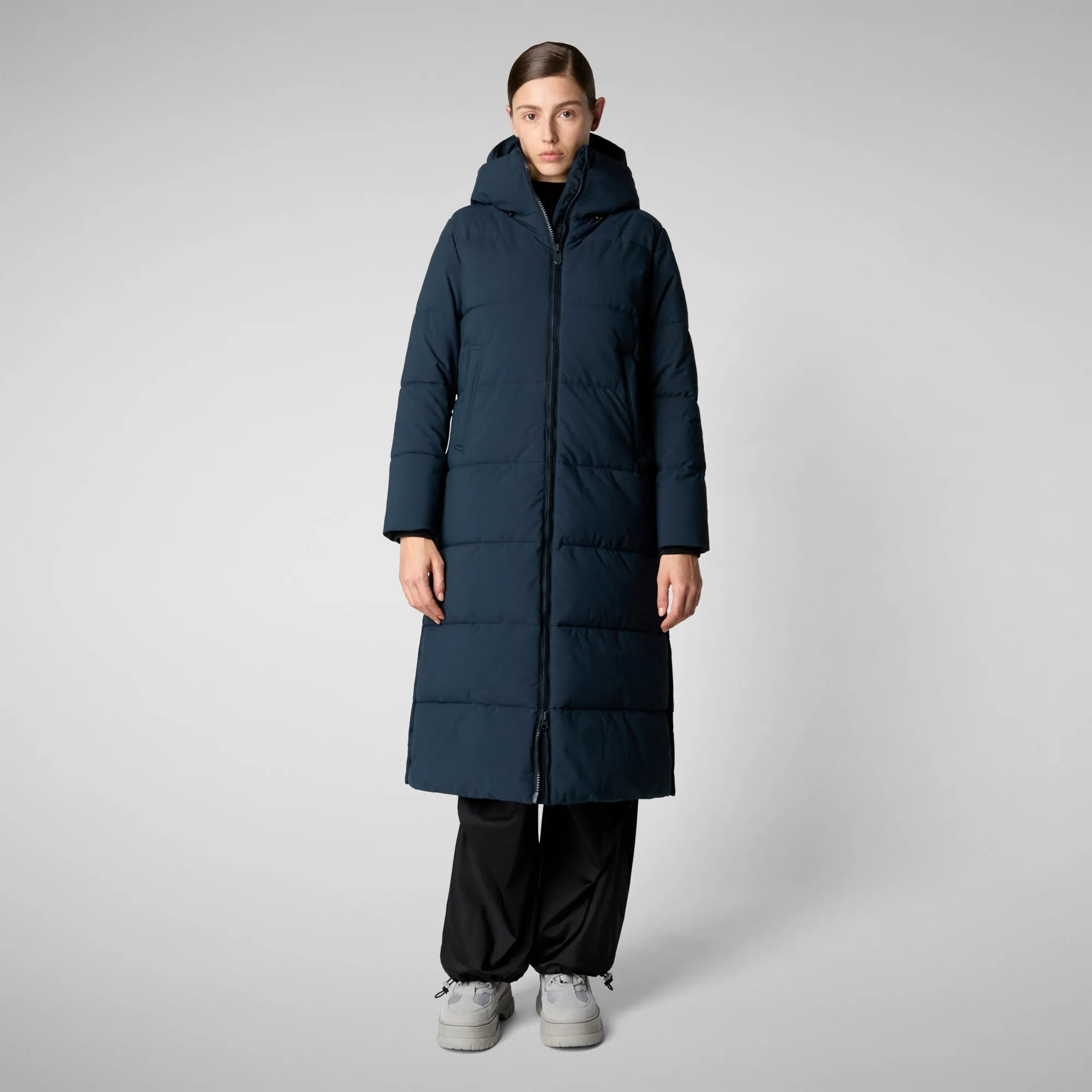 Women's Hooded Parka Missy in blue black