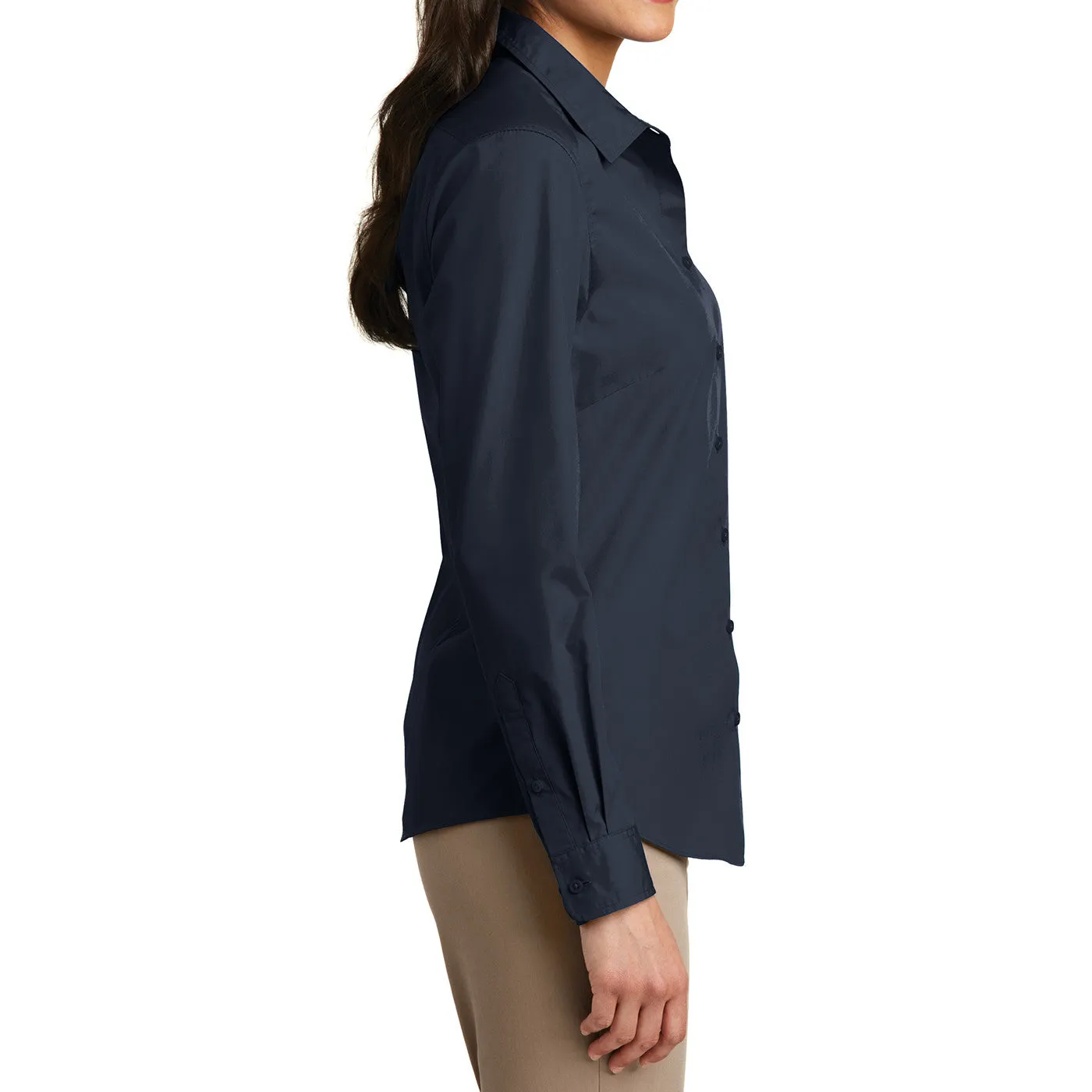 Women’s Long Sleeve Carefree Poplin Shirt