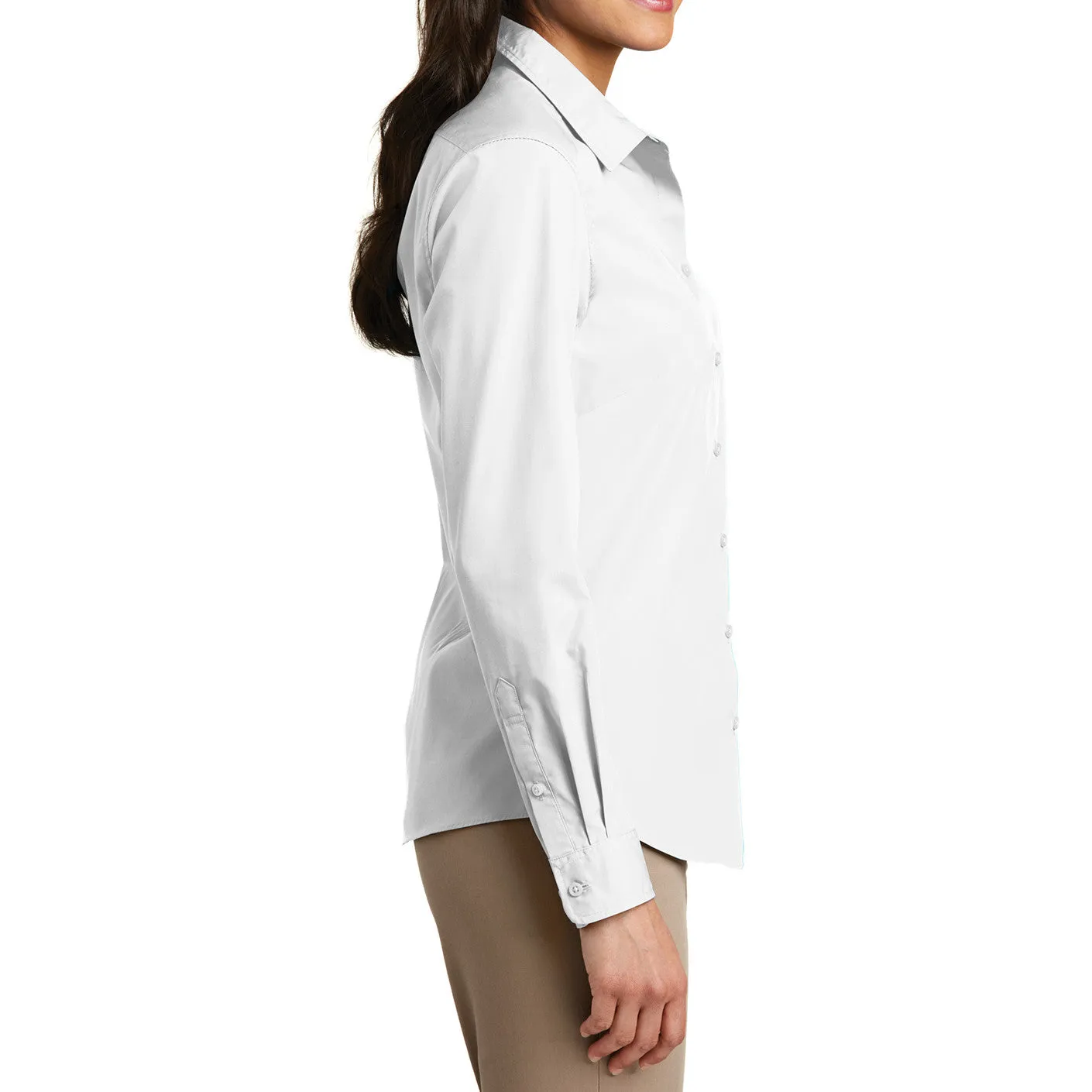 Women’s Long Sleeve Carefree Poplin Shirt