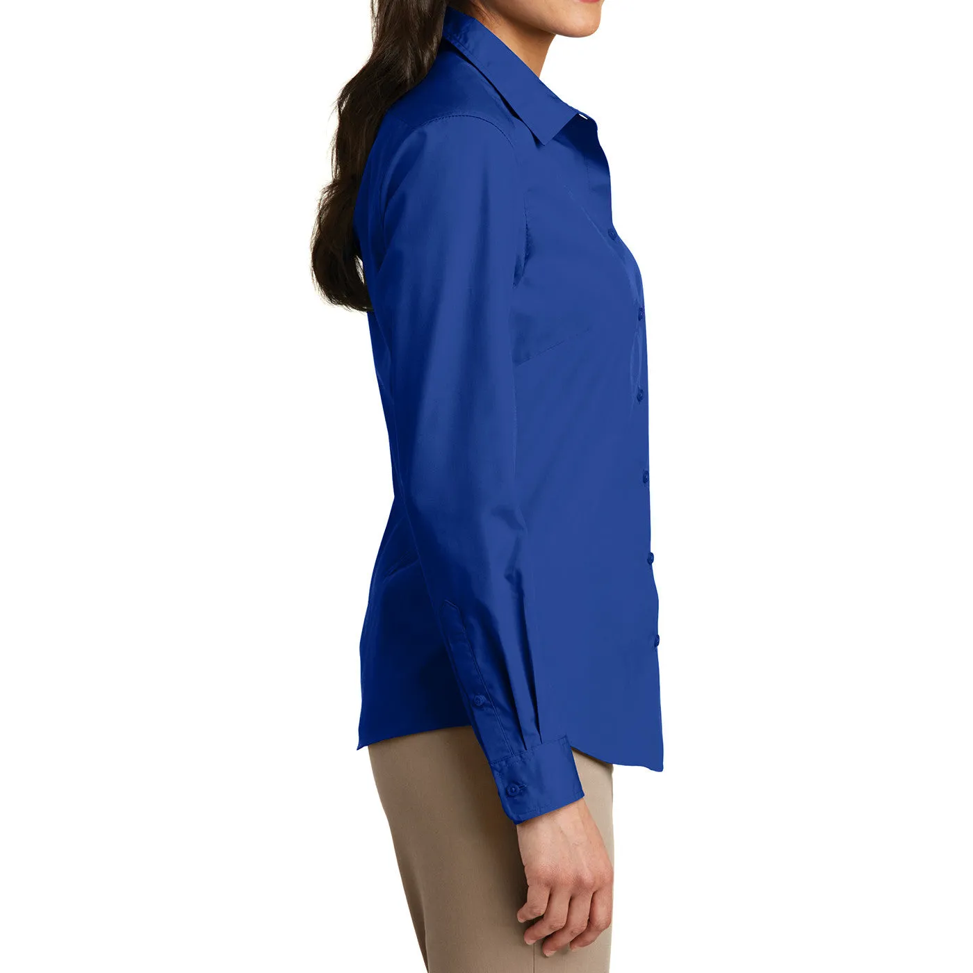 Women’s Long Sleeve Carefree Poplin Shirt