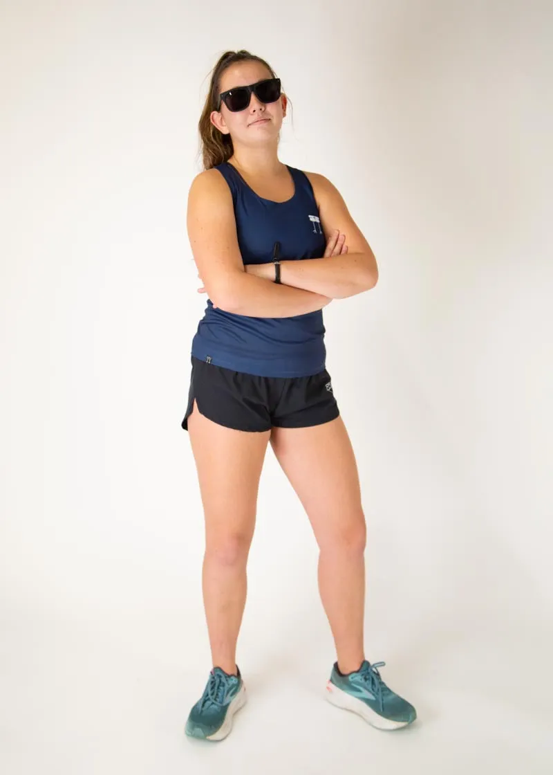 Women's Navy Blue Performance Singlet