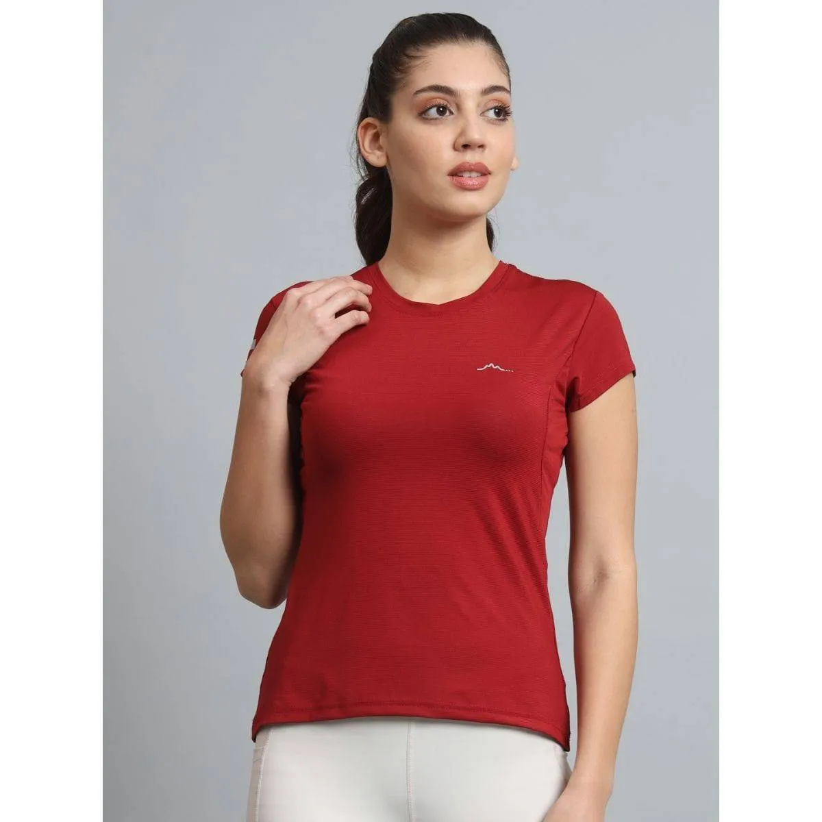 Women's Ultralight Athletic Half Sleeves T-Shirt - Rust