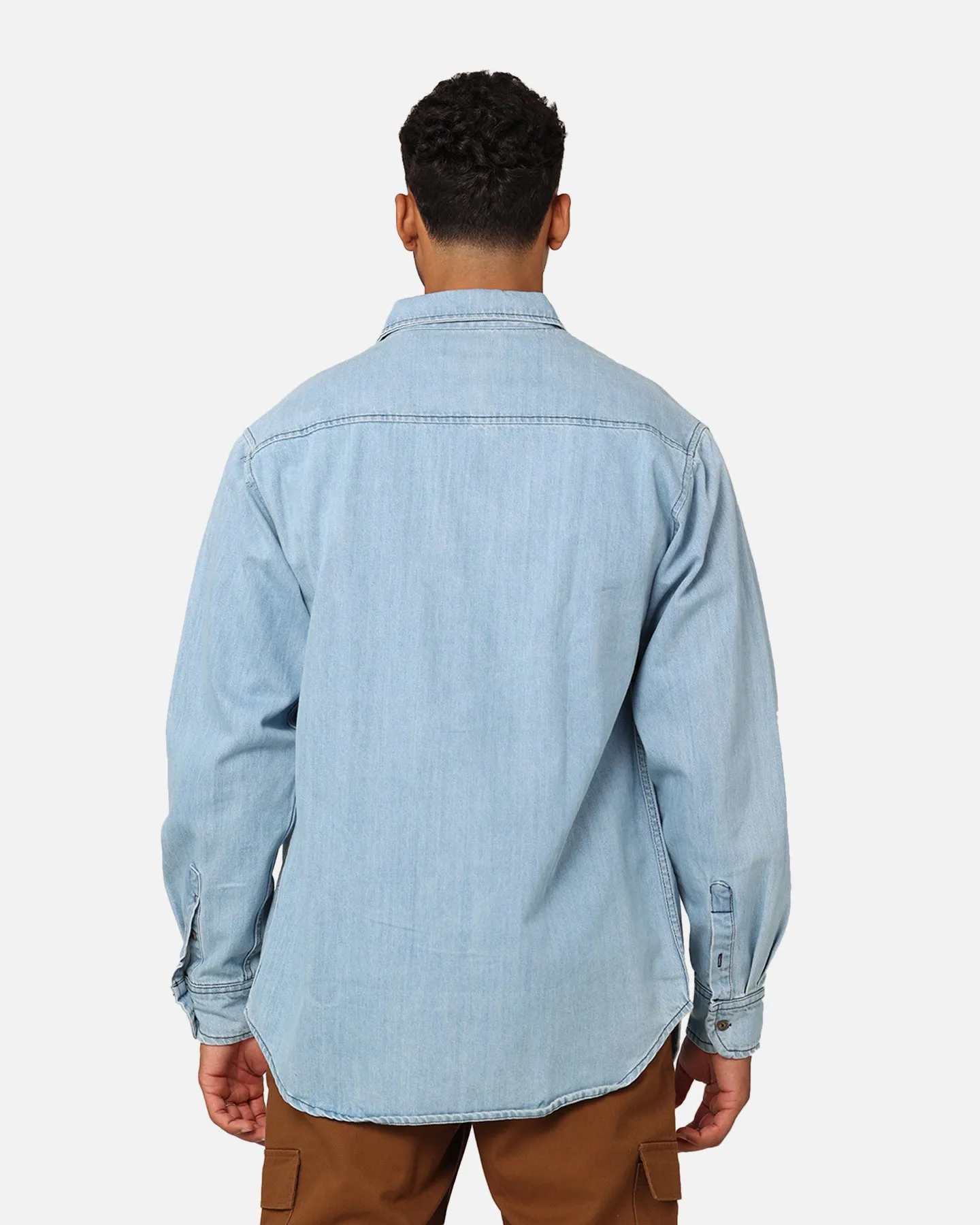 XXIII Classic Denim Shacket Denim Blue